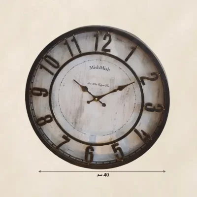 ساعة حائط دائرية بلاستيكية أبعاد موديل 025556 1 1.webp