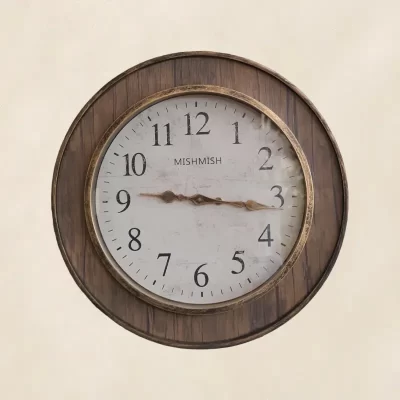 ساعة حائط دائرية بلاستيكية موديل 022498 1 1 1.webp