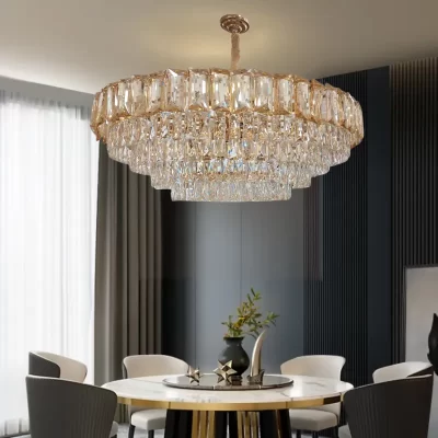 نجفة كريستال دائرية قطر 100سم موديل 26581 داخل غرفة أخرى 1.webp