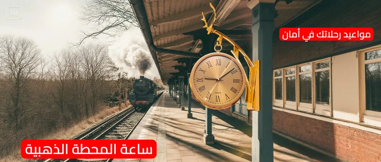 إخوان سرور الإضاءة الحديثة والديكور صورة لساعة المحطة في محطة قطار عتيقة