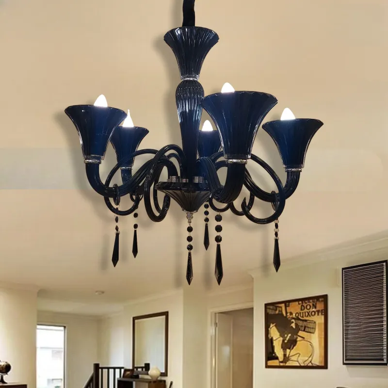 نجفة مورانو بالكريستال 5 ذراع موديل 019196