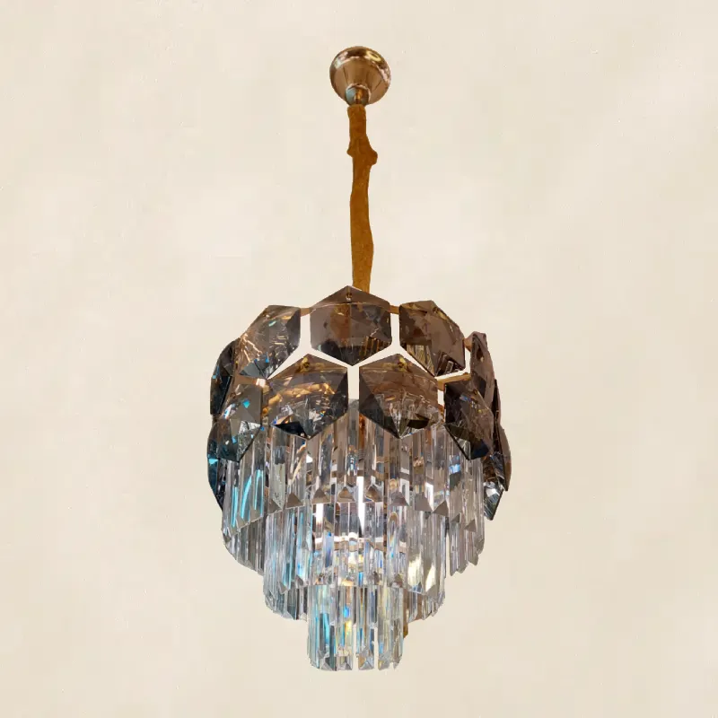 نجفة كريستال بإطار كريستال فيميه سداسى قطر 35 سم موديل 026550 1 1.webp