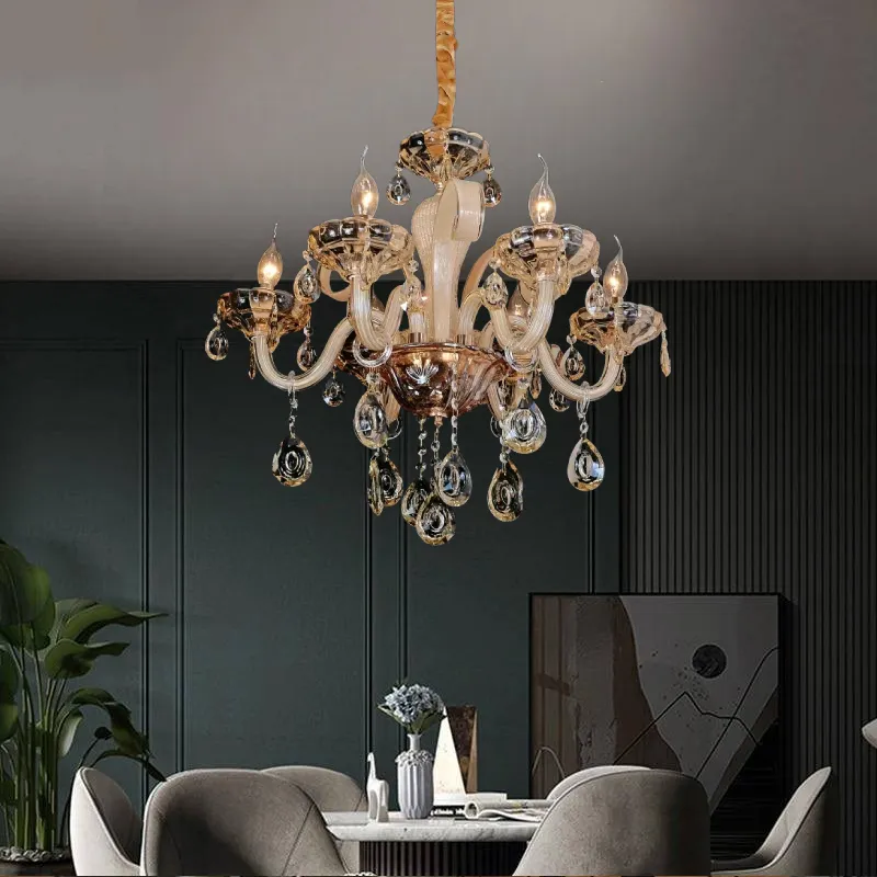 نجفة مورانو 6 ذراع غرفة طعام موديل 027948 1.webp